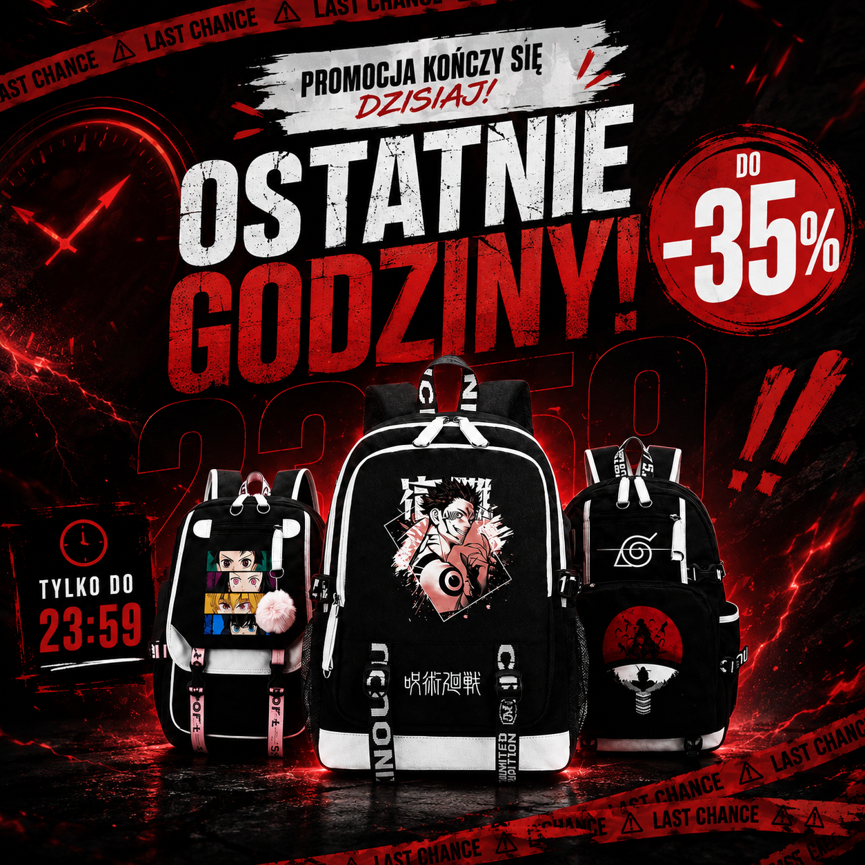 Pop up - promocja back to school, ostatni dzień